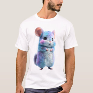 Lebendige Fluffige Irisierende Galaktische Nagetie T-Shirt