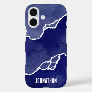 Lebendige Flut an der blauen Küste iPhone 16 Hülle