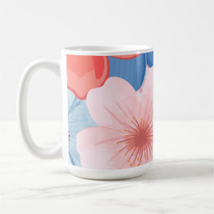 Lebendige Frühjahrs-Blumen-Suppe-Tasse Kaffeetasse
