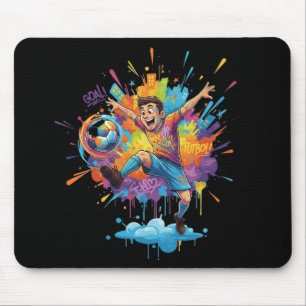 Lebendige Gamer-Splash-Mauspad Mousepad