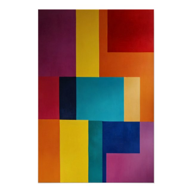 Lebendige Geometrie Poster (Vorderseite)