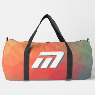Lebendige geometrische abstrakte benutzerdefiniert duffle bag
