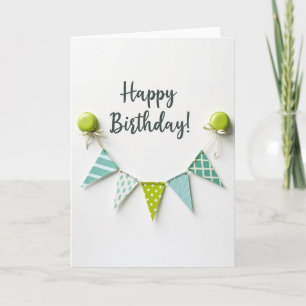 Lebendige Girlande-Birthday-Karte Karte