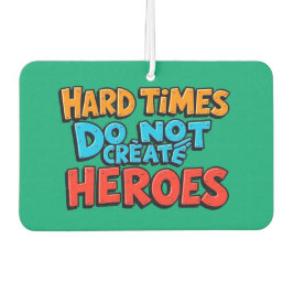 Lebendige Gradient-Typografische Create Heroes  Autolufterfrischer