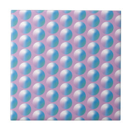 Lebendige Gradientkreise Geometrisch Modern Blau Fliese
