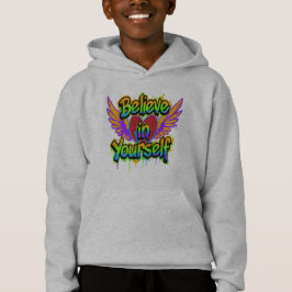 Lebendige Graffiti-Glaubens-an-dich-Hoodie Hoodie
