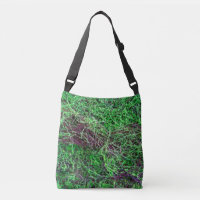 Lebendige grüne Waldmoos-Feinzweige-Textur-Foto