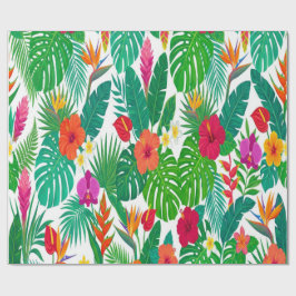 Lebendige hawaiianische Sommer-Geschenkverpackung Geschenkpapier