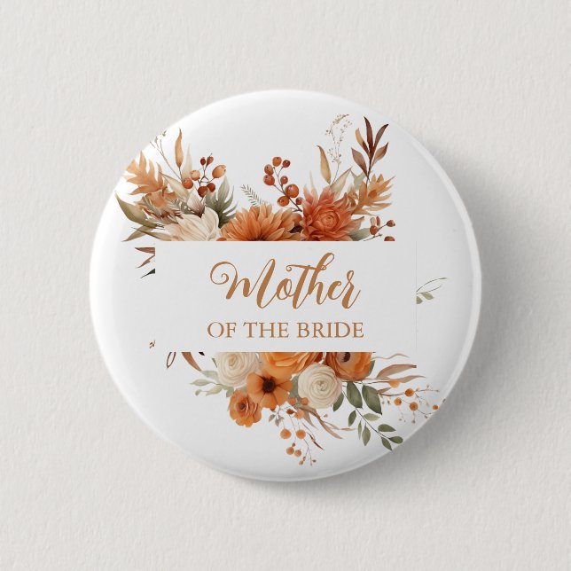 Lebendige Herbst-Blumen-Mutter der Braut Button (Vorderseite)