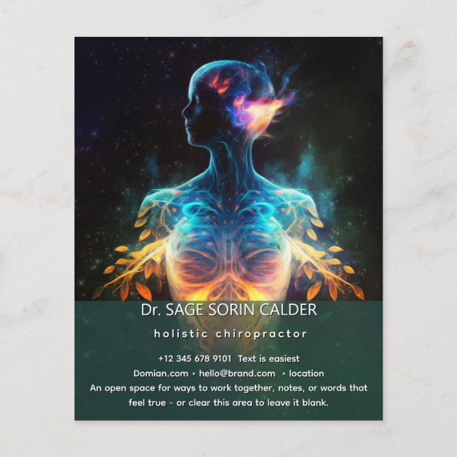 Lebendige Hoffnung | Geistige Energie Flyer (Hinten)