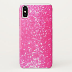 Lebendige Hot-Pink-Glitter-Sparkling-Textur Foto Case-Mate iPhone Hülle