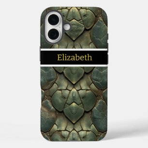 Lebendige, komplizierte Schlangenhaut-Muster iPhone 16 Plus Hülle