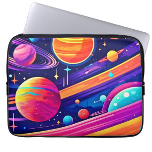 Lebendige Kosmische Symphonie Design Laptopschutzhülle