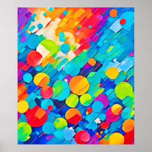 Lebendige Kreis-Tanz-Kunst Poster