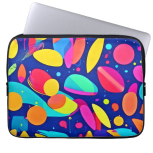 Lebendige Kunst der Formen Laptopschutzhülle