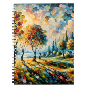 Lebendige Landschaft Notizblock