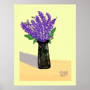 Lebendige Lavendelblüten, Von der Natur Inspiriert Poster