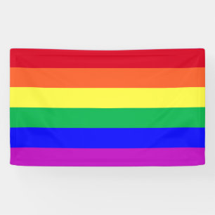 Lebendige, lebendige, farbenfrohe, schwule Pride-R Banner