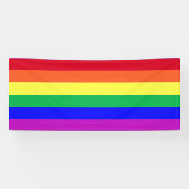Lebendige leuchtende Farben LGBTQ Klassische Regen Banner