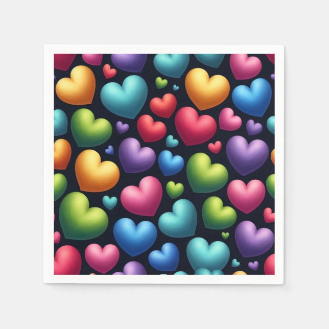 Lebendige Liebe Serviette (Vorderseite)
