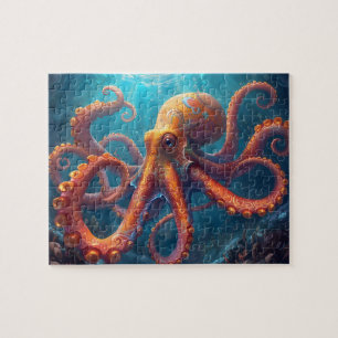 Lebendige Mandala-Oktopus-Kunst