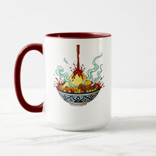 Lebendige marokkanische Couscous-Delight-Illustrat Tasse