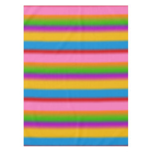 Lebendige mehrfarbige Regenbogen-Verlaufsstreifen Tischdecke