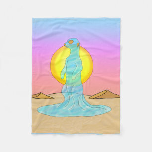 Lebendige Mirage Fleecedecke