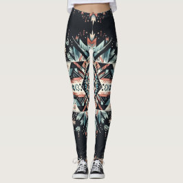 Lebendige Nächte (großes Muster) Leggings