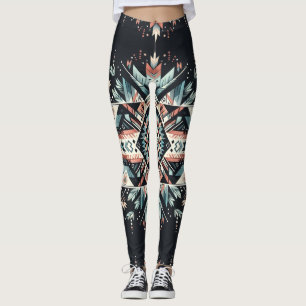 Lebendige Nächte (großes Muster) Leggings
