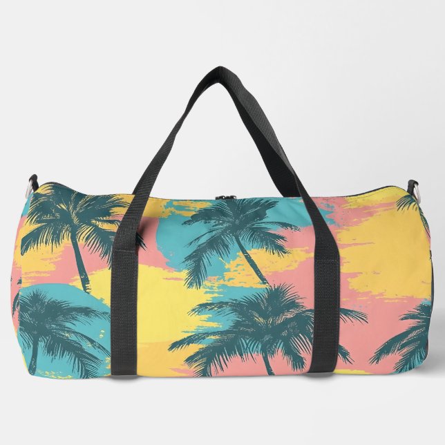 Lebendige Palme  Duffle Bag (Vorderseite)