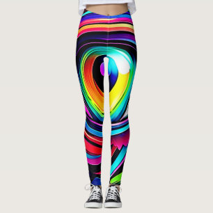 Lebendige psychedelische Augen-Kunst Leggings