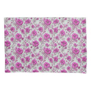 Lebendige rosa Blumen-Dekor Geschenkidee Home Luxu Kissenbezug