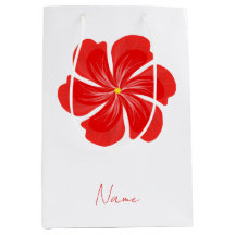Lebendige rote Blütenblüte - Minimalistische Blume