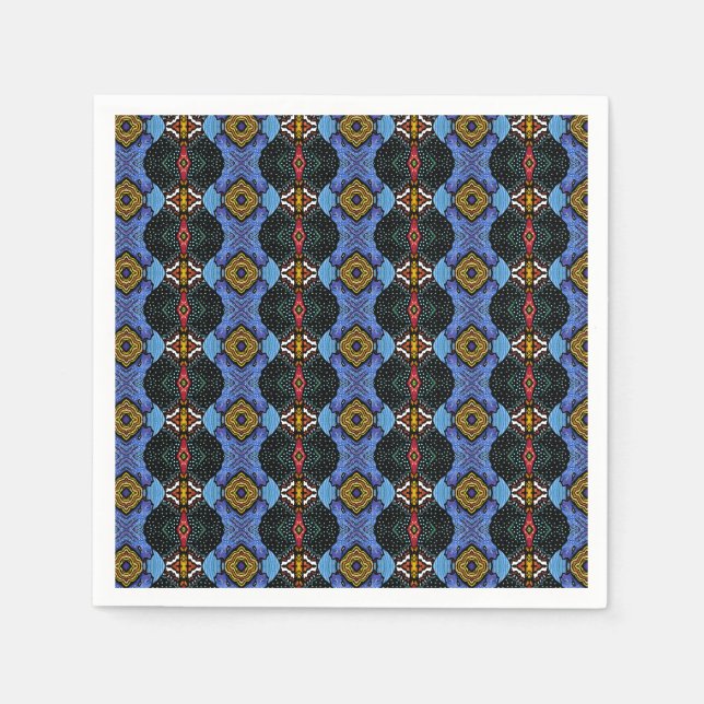 Lebendige Royalty Serviette (Vorderseite)
