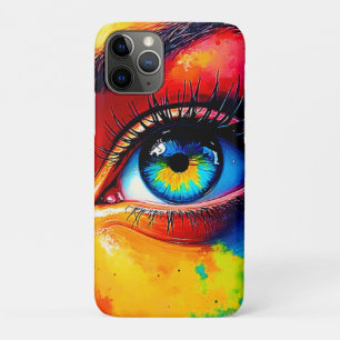 Lebendige Seele Farbige Augenmalerei  Case-Mate iPhone Hülle