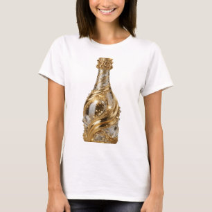 Lebendige Silber ABSTRACT ART Tragbare Kunst T-Shirt