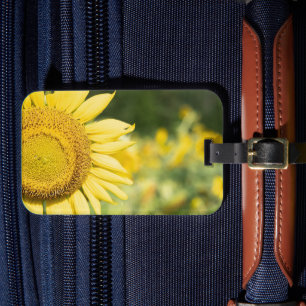 Lebendige Sonnenblumen Gepäckanhänger