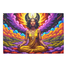 Lebendige spirituelle Meditations-Metallwandkunst