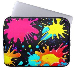 Lebendige Spritzkunst Explosion Laptopschutzhülle