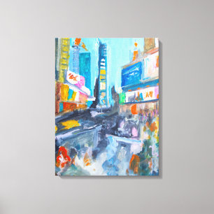 Lebendige Stadtansicht Times Square Leinwanddruck