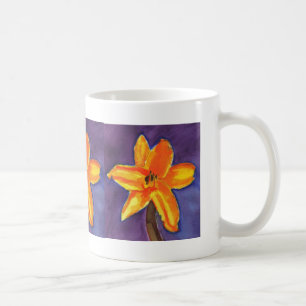 Lebendige Tageslilie Kaffeetasse