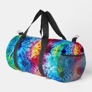 Lebendige Tie Dye Burst Weekender Tasche