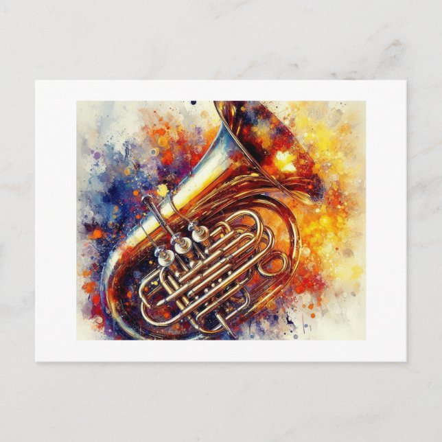 Lebendige Tuba,  Postkarte (Vorderseite)