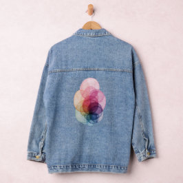 Lebendige Überlappung V01 Jeansjacke