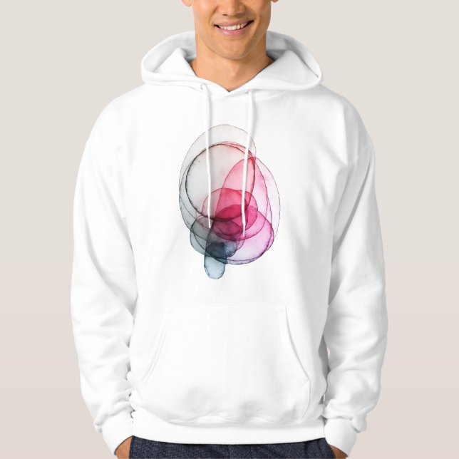 Lebendige Überlappung V02 Hoodie (Vorderseite)