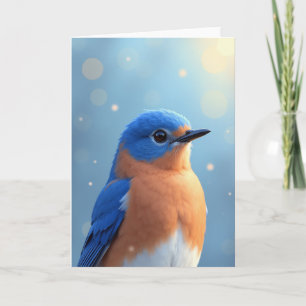 Lebendige Vogel-Geburtstagskarte Karte