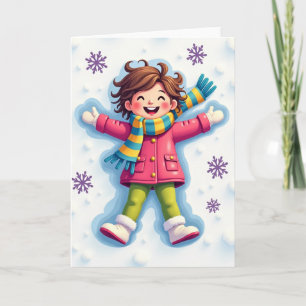 Lebendige Weihnachtskarte zum Winter Karte