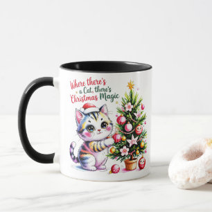 Lebendige Weihnachtsmagie - Geschenk für die kusch Tasse
