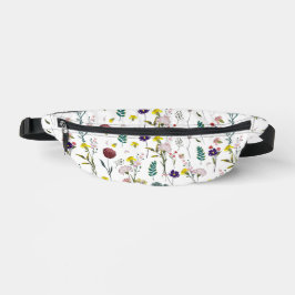 Lebendige Wildblume Bauchtasche